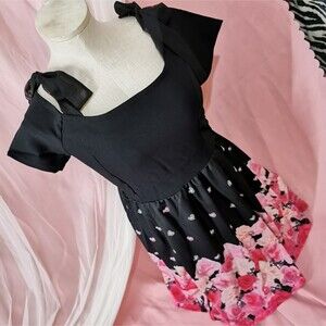 Rose Dress Mars Sugar Gloss MIni Dress Barbie Core Y2K Fairy Hime Gyaru Pink Emo